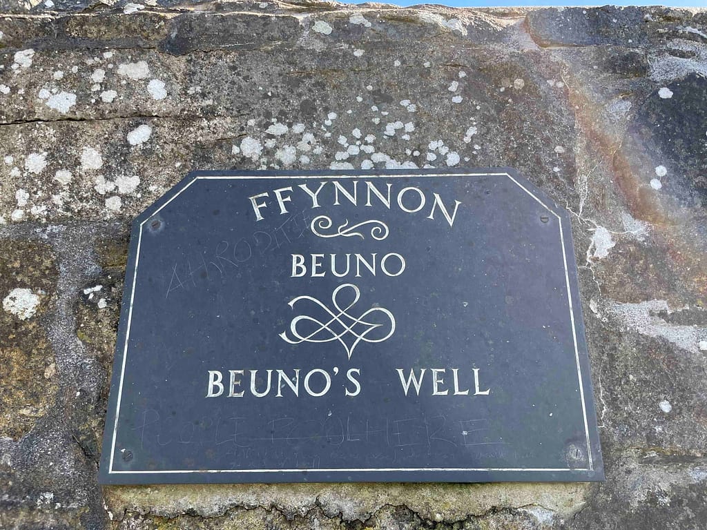 St Beuno's Well located near St Beuno's Church in Clynnog Fawr