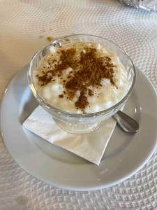 Who knew rice pudding on its own as dessert can be so delicious?