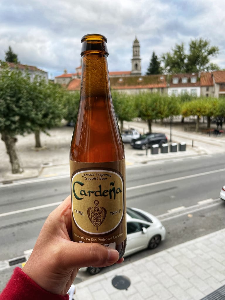 Beer brewed by the Monks from Monastery of San Pedro de Cardeña near Burgos