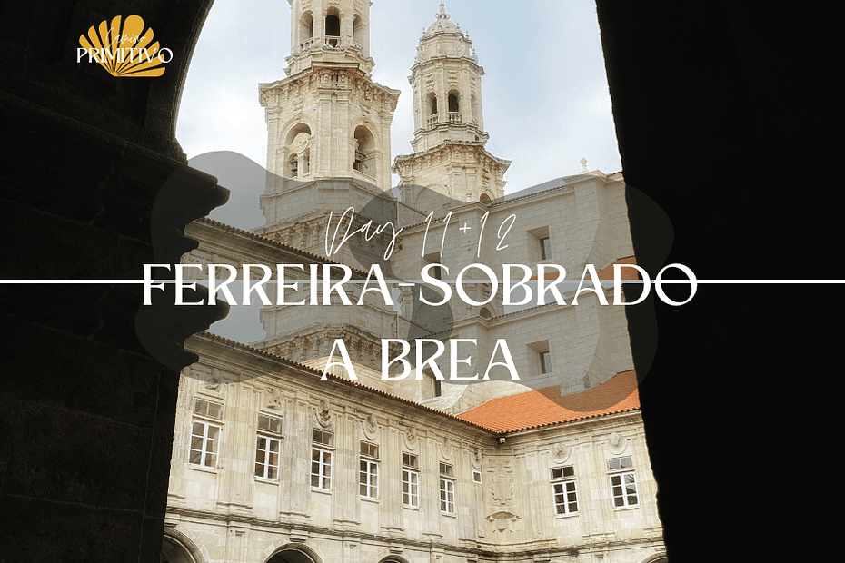 Camino Primitivo with a dog, day 11 and 12: Ferreira to Sobrado dos Monxes to A Brea